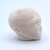 Calcite Alien Head Carving