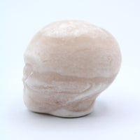 Calcite Alien Head Carving