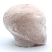 Calcite Alien Head Carving