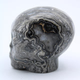 Picasso Marble  Jasper Alien Head Carving