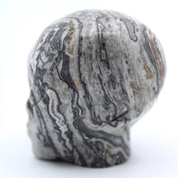 Picasso Marble  Jasper Alien Head Carving