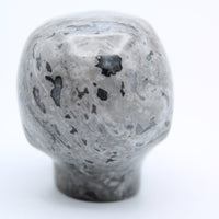 Picasso Marble  Jasper Alien Head Carving
