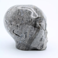 Picasso Marble  Jasper Alien Head Carving