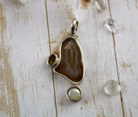 Druzy Agate Pendant