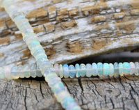 Ethiopian Opal Sterling Silver Necklace