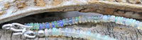 Ethiopian Opal Sterling Silver Necklace