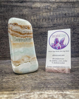Freeform Caribbean Calcite Carving, 420g