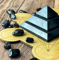 Shungite Pyramids (3 Segment)