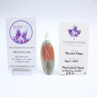 Wire Wrapped Agate Pendant By Melissa Robak