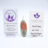 Wire Wrapped Agate Pendant By Melissa Robak