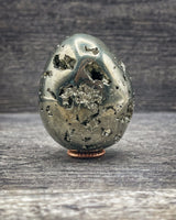 Pyrite Egg Carving, 301g