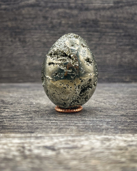 Pyrite Egg Carving, 171g
