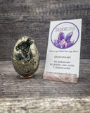 Pyrite Egg Carving, 245g