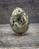 Pyrite Egg Carving, 245g
