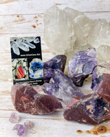 Meteoritic Amethyst (Various Raw Pieces)