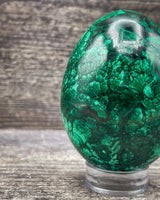 Malachite Egg Carving, 592g