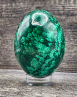 Malachite Egg Carving, 592g