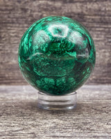 Malachite Egg Carving, 592g