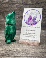 Malachite Penguin Carving, 143g