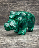 Malachite Hippopotamus, 176g