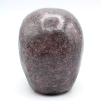 Lepidolite Skull Carving