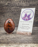 Mahogany Obsidian Egg, 84g