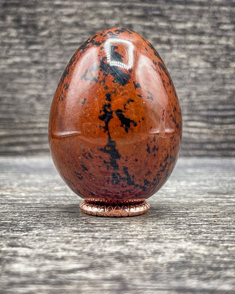 Mahogany Obsidian Egg, 84g