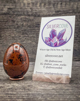 Mahogany Obsidian Egg, 76g