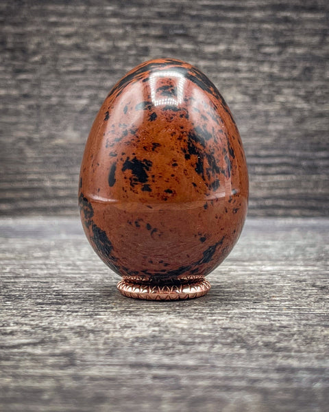 Mahogany Obsidian Egg, 76g