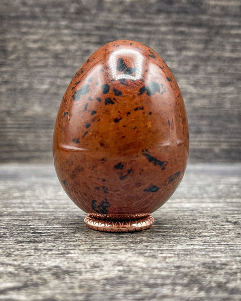 Mahogany Obsidian Egg, 91g