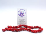  Red Coral Bead Strands