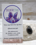 Eye of Odin Sapphire in Sterling Silver Pendant
