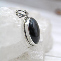 Eye of Odin Sapphire in Sterling Silver Pendant