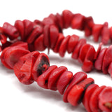  Red Coral Bead Strands