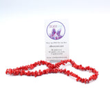  Red Coral Bead Strands