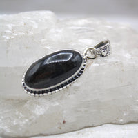 Eye of Odin Sapphire in Sterling Silver Pendant