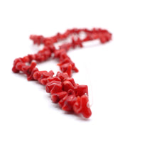  Red Coral Bead Strands