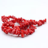  Red Coral Bead Strands