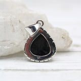 Eye of Odin Sapphire in Sterling Silver Pendant