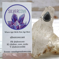 Eye of Odin Sapphire in Sterling Silver Ring