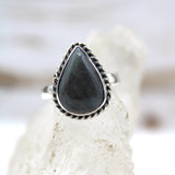 Eye of Odin Sapphire in Sterling Silver Ring