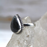 Eye of Odin Sapphire in Sterling Silver Ring