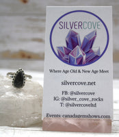 Eye of Odin Sapphire in Sterling Silver Ring
