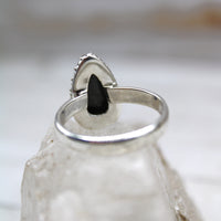 Eye of Odin Sapphire in Sterling Silver Ring