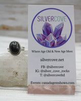 Eye of Odin Sapphire in Sterling Silver Ring