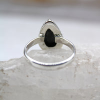 Eye of Odin Sapphire in Sterling Silver Ring