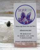 Eye of Odin Sapphire in Sterling Silver Ring