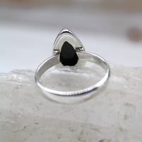 Eye of Odin Sapphire in Sterling Silver Ring