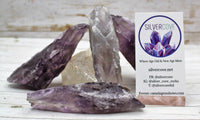 Natural Amethyst Wands     Mine Closed