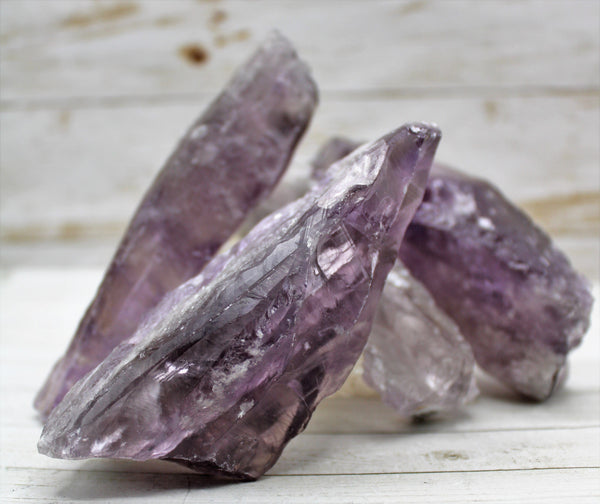 Natural Amethyst Wands     Mine Closed